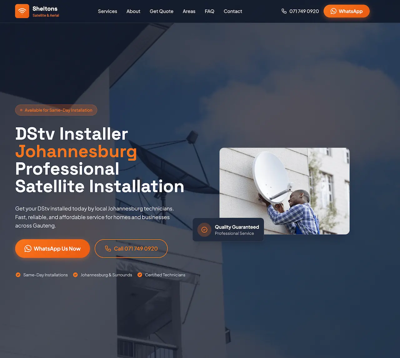 Just1 portfolio screenshot 3